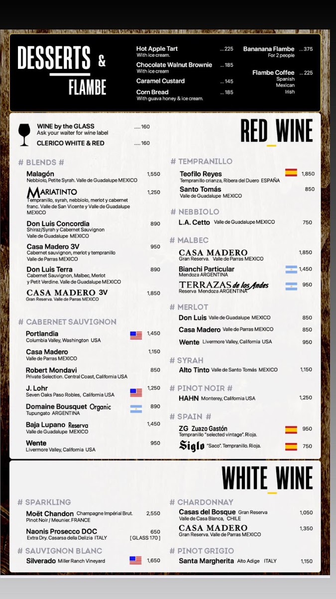 La Casa Country CSL Menu - Image 2